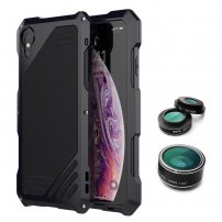 Viking extra стійкий чохол з 3 запасними об'єктиви для iPhone X / XS - чорний